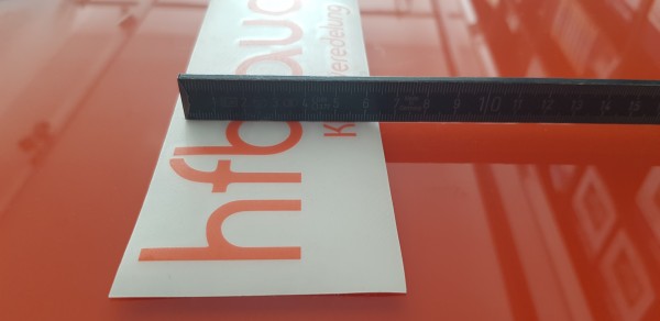"hfb.audio Klangveredelung"-Aufkleber - geplottet - ca. 20x5,6cm