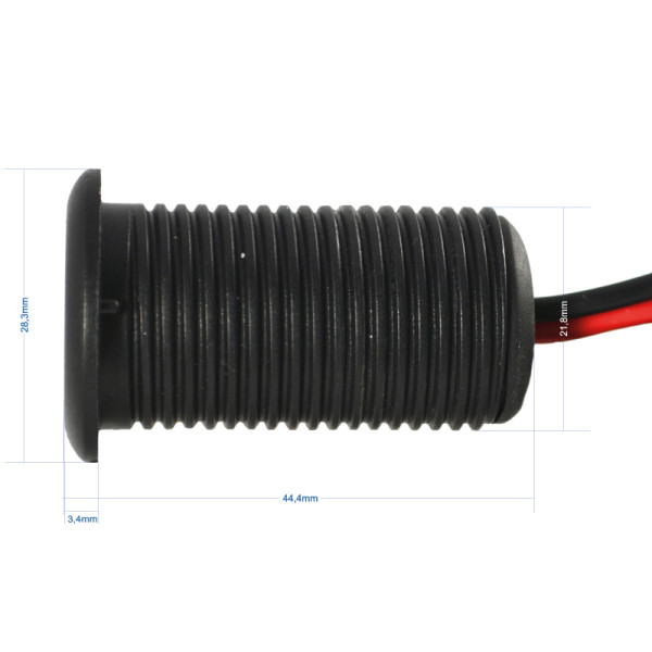 USB-A Ladegerät 12/24V, Einbau