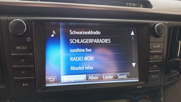 DAB+ Nachrüstung für Toyota RAV4 2016 bis 2018