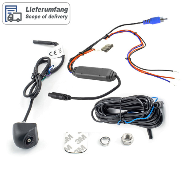 AMPIRE Mini Rückfahrkamera (AHD/CVBS) 100° Blickwinkel