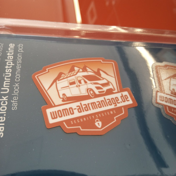 Aufkleber womo-alarmanlage.de - für Außen