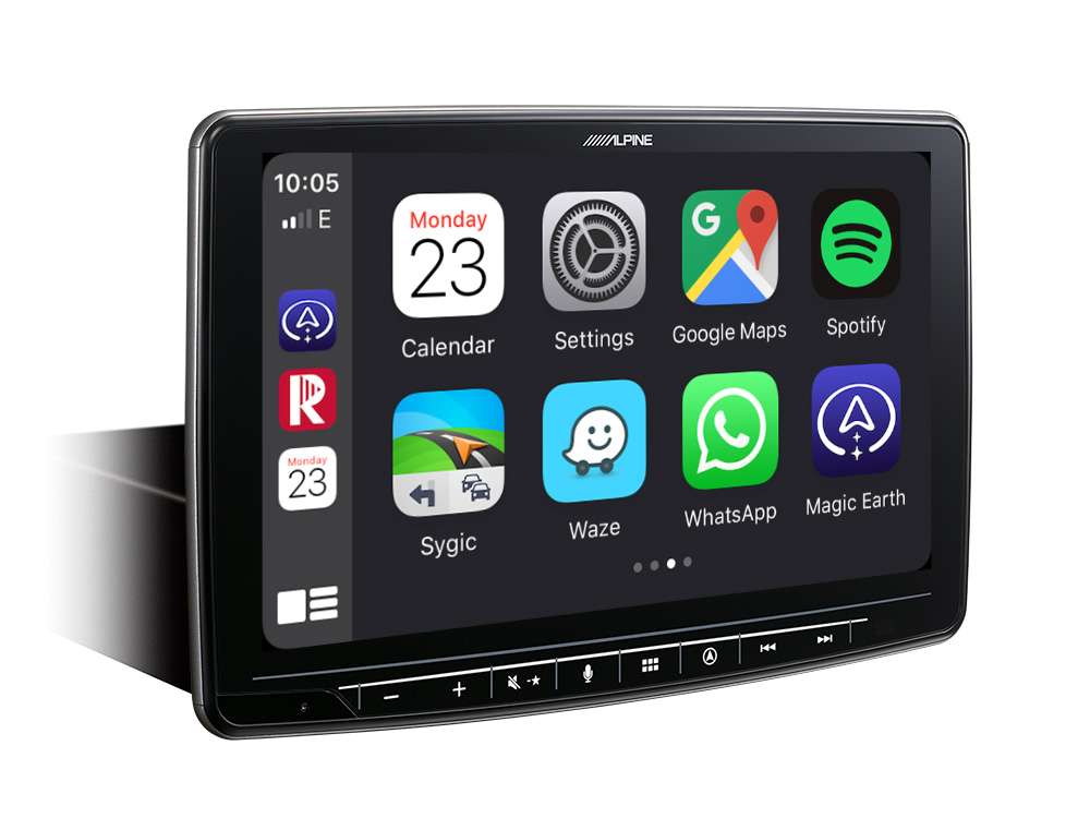 Alpine INE-F904D - 1 DIN Navogationsradio mit 9" Monitor