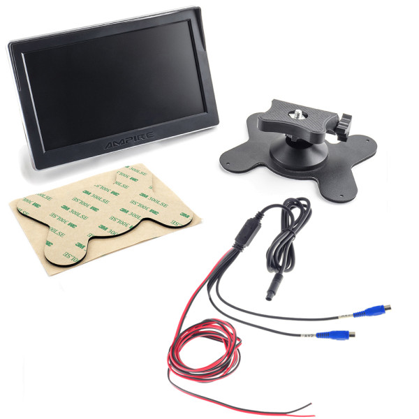 AMPIRE RVA071 TFT-Monitor 17.8cm (7''), 2 Videoeingänge (AHD/CVBS)