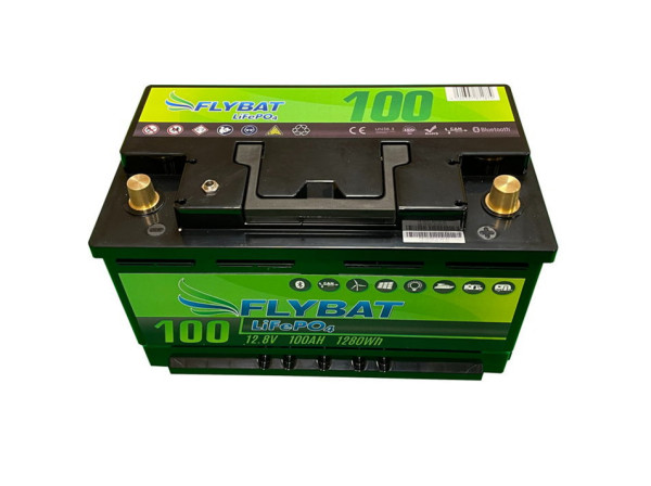 FLYBAT LiFePO4 12,8V 100Ah LX Smart BMS mit Bluetooth
