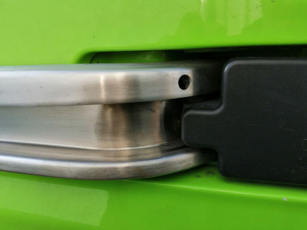 Diskus-Schloss zur Aussensicherung der Schiebetür