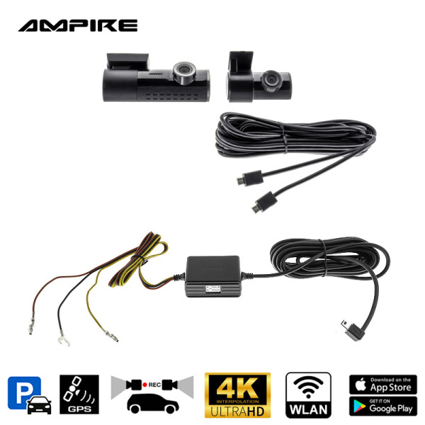 AMPIRE DC2-PRO 2-Kanal Dashcam