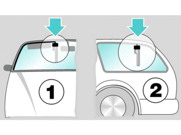 Bad Blankenburg DAB+ Glasklebeantenne / Scheibenantenne aktiv