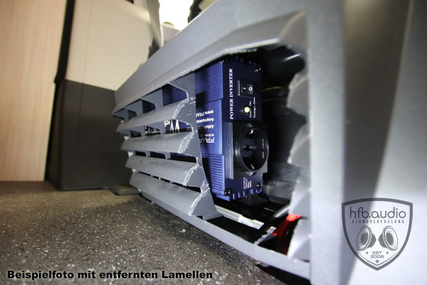 350 Watt Wechselrichter inkl. Sitzbefestigung für Fiat Ducato, Citroen Jumper und Peugeot Boxer