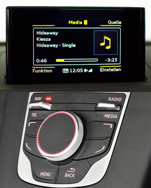 DAB+ Nachrüstung für Audi A3 8V mit MMI Navigation (MIB1)