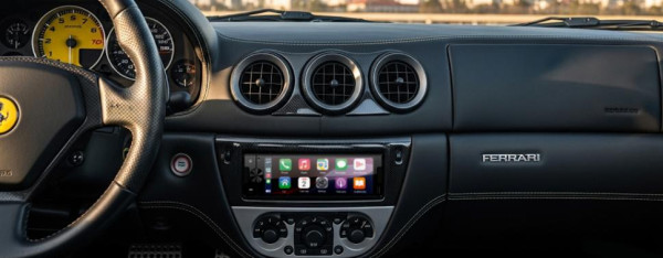 AMPIRE CPR60 1-DIN Autoradio mit 6,38" Display mit Wireless Carplay und Android Auto