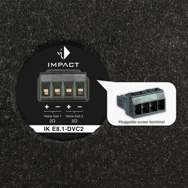 HELIX IK E8.1 platzsparender Subwoofer