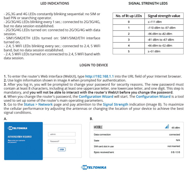 Teltonika RutX11, Cat6 bis 300 Mbit/s LTE/WLAN Router