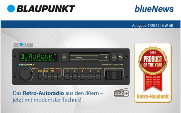Blaupunkt HAMBURG SQM 23 DAB - Youngtimer Radio
