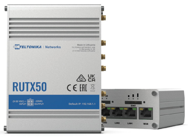 Komplettset Teltonika 5G Router inkl. Dachantenne Internet + FM + DAB+