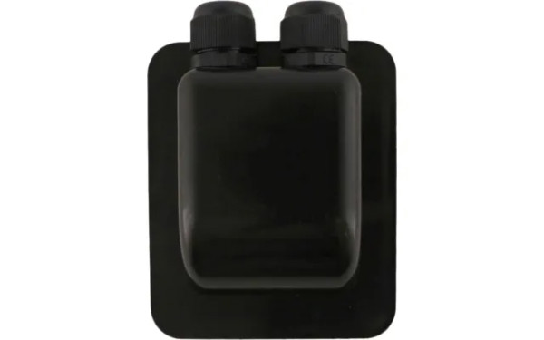 Solar Dachdurchgang 2 Kabelverbindungen schwarz