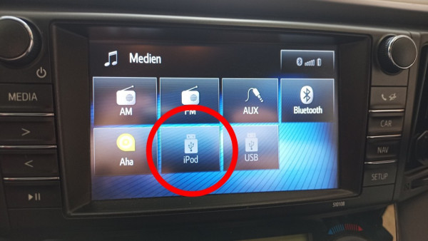 DAB+ Nachrüstung für Toyota RAV4 2016 bis 2018