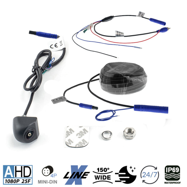 Mini Rückfahrkamera (AHD), 150° AMPIRE KCA802