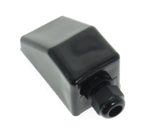 Kabel-Dachdurchführung UNO mit M20 Verschraubung, schwarz