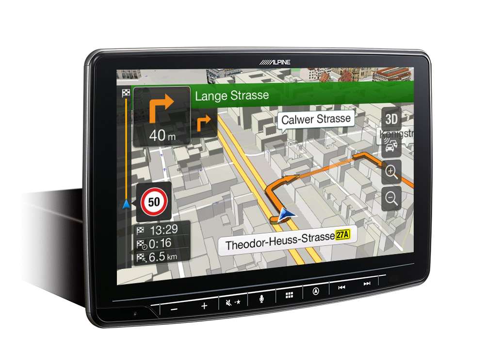 Alpine INE-F904D - 1 DIN Navogationsradio mit 9" Monitor