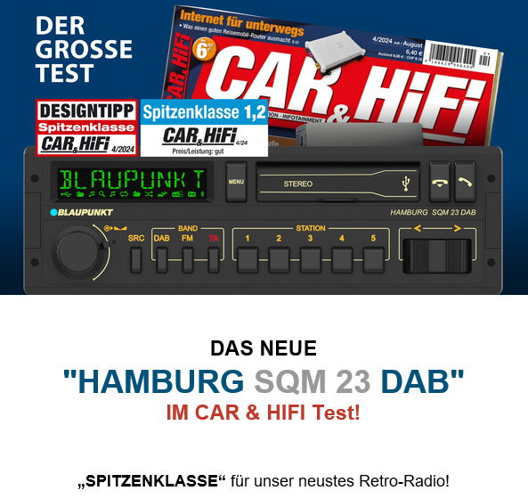 Blaupunkt HAMBURG SQM 23 DAB - Youngtimer Radio
