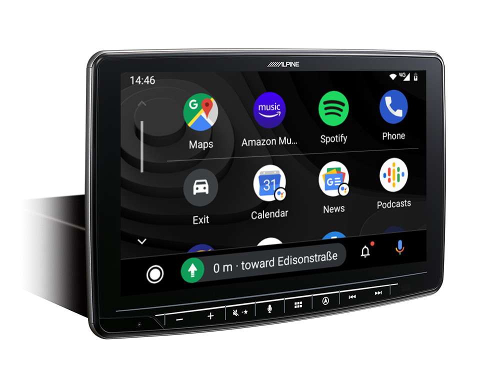Alpine INE-F904D - 1 DIN Navogationsradio mit 9" Monitor