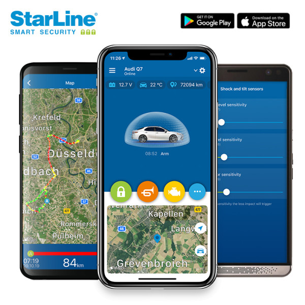STARLINE STAR-S9-GPS CAN-Bus Alarmsystem inkl. Montage
