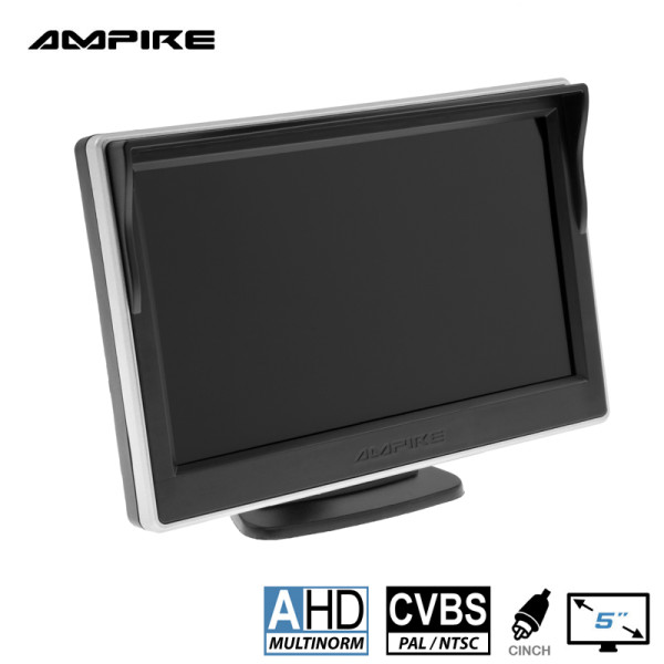 AMPIRE RVA051 TFT-Monitor 12.7cm (5''), 2 Videoeingänge (AHD/CVBS)