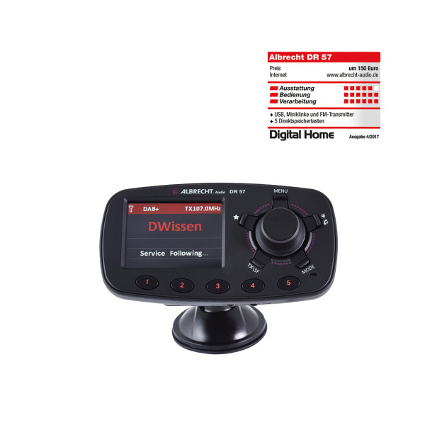 Albrecht DR 57 DAB+ Autoradio-Adapter