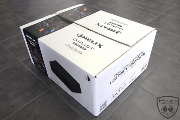 HELIX IK E10.1 Subwoofer Kiste mit 1x 2 oder 2x 2 Ohm