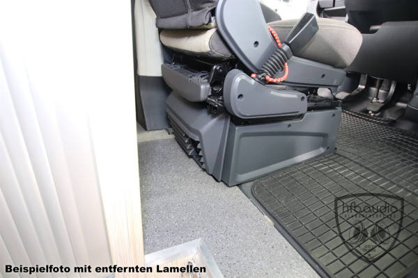 350 Watt Wechselrichter inkl. Sitzbefestigung für Fiat Ducato, Citroen Jumper und Peugeot Boxer