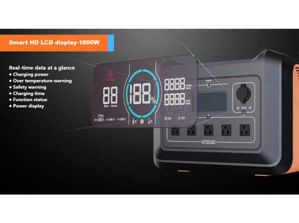 Dietz 2400W Tragbare Power Station LiFePO4 2232Wh