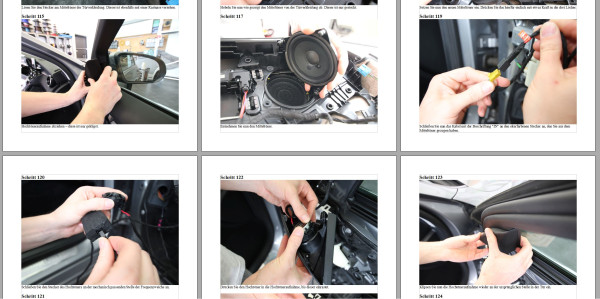 Mercedes C-Klasse W205 / S205 Plug&Play DSP Soundsystem inkl. Einbauanleitung