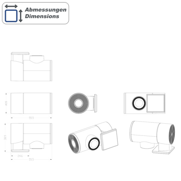AMPIRE DC7-PRO 2-Kanal Dashcam,